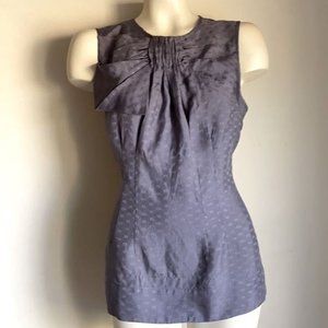 purple silk blouse 100% silk